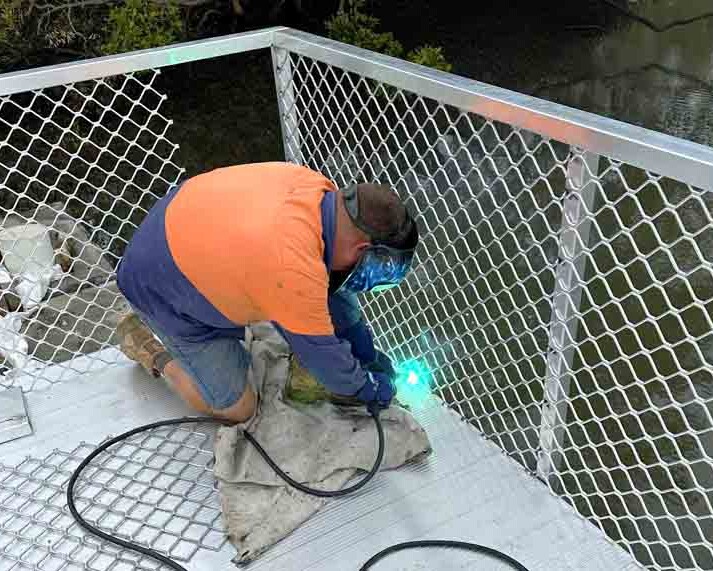 Pontoon fabrication