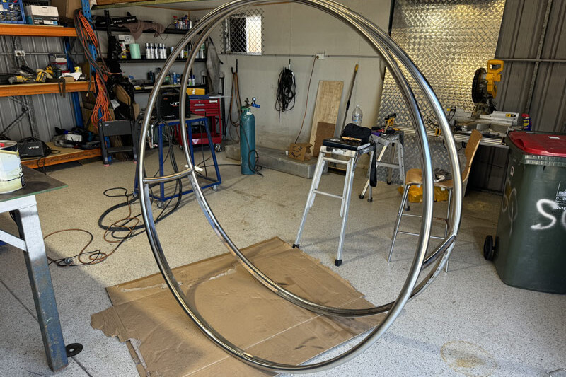 Custom wedding swing