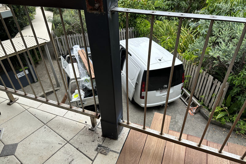 New handrail supply Stradbroke Island