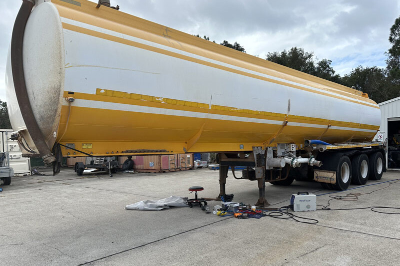 Landing leg repair - Pipeline Drillers