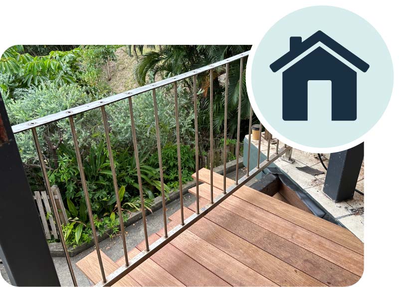 New handrail supply Stradbroke Island